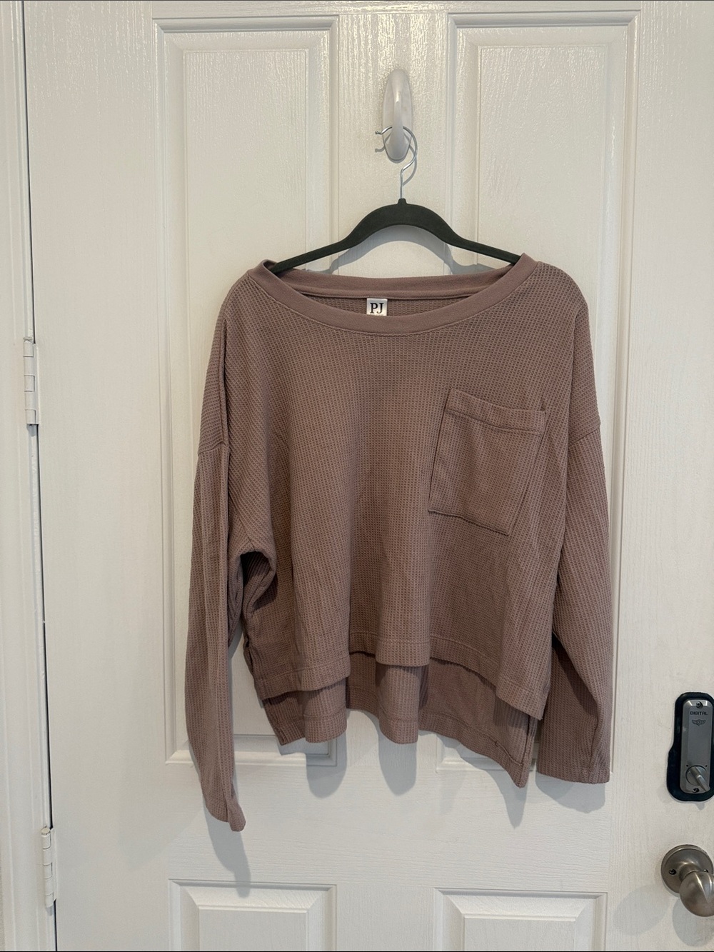 🇺🇸PJ salvage waffle knit top - Picture 2 of 6